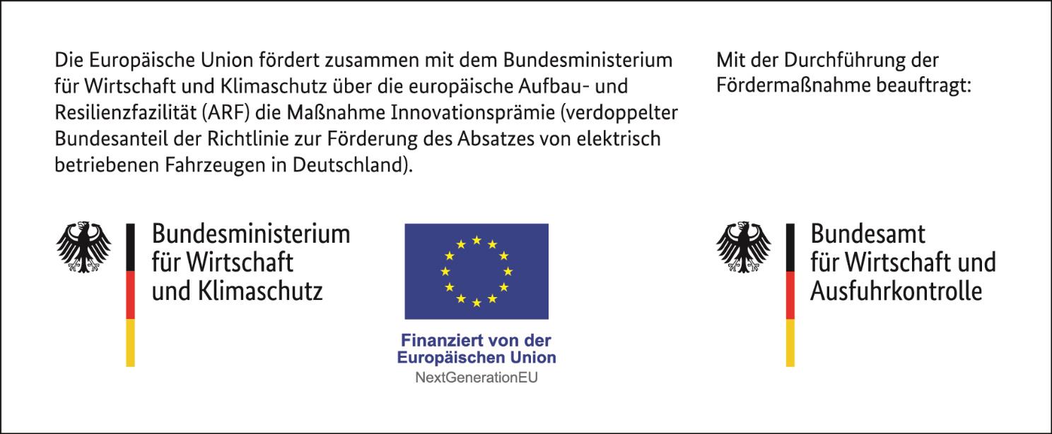 Förderhinweis des Bundesministeriums für Wirtschaft und Klimaschutz